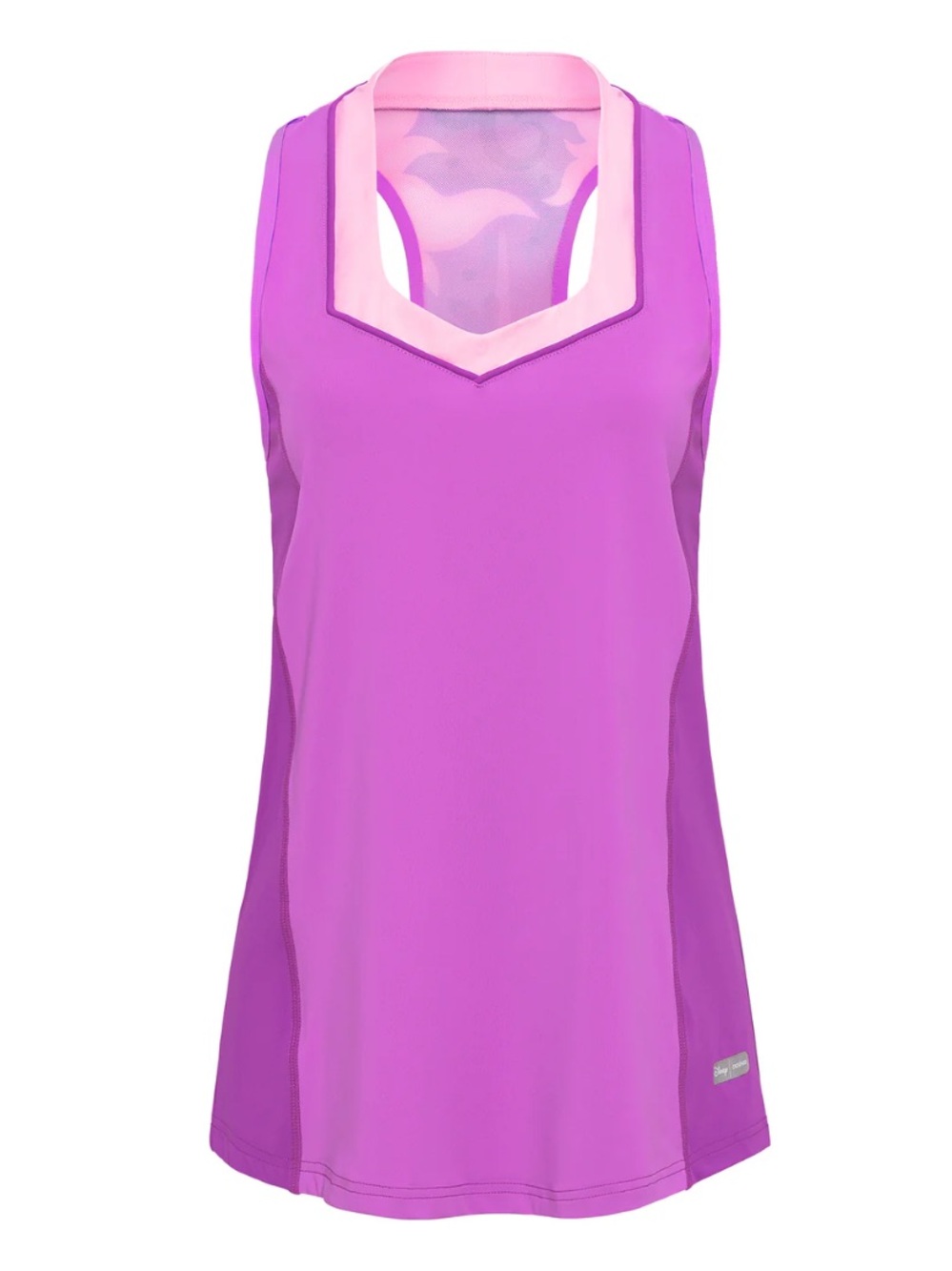 Disney Crowned Rapunzel Athletic Tank Top with Pink Accents Size XXL